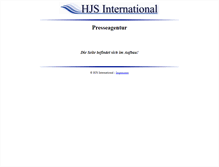 Tablet Screenshot of hjs-international.com